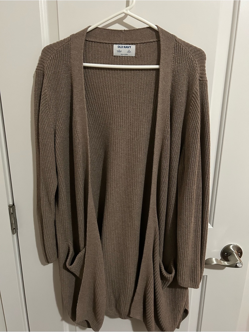 Old Navy Brown Open-Front Women's Cardigan Sweater